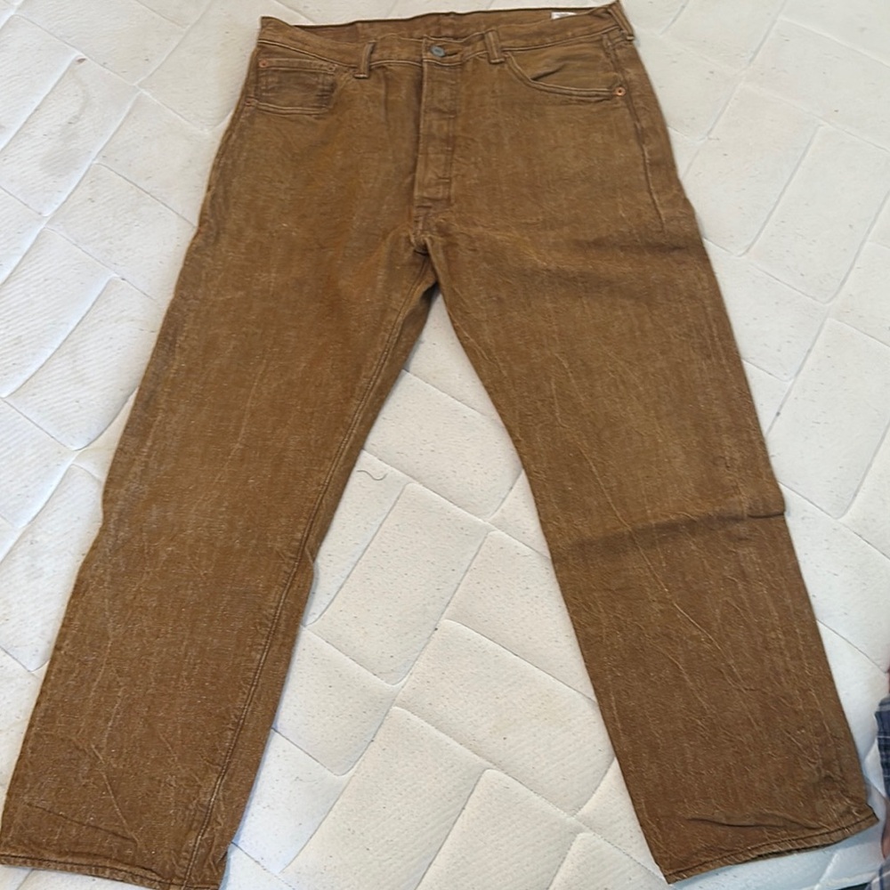 Levi's Brown Corduroy Pants Straight-Leg